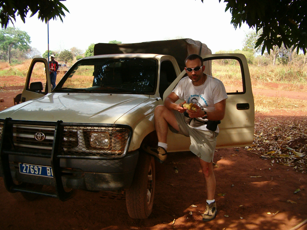 A break during work in Central African Republic